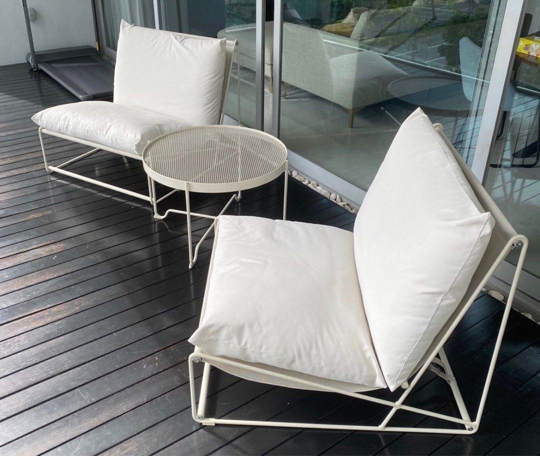 Ikea Havsten outdoor chairs, Furniture & Home Living, Outdoor Furniture