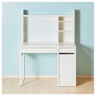 Ikea Micke Workstation with Add-on Shelf