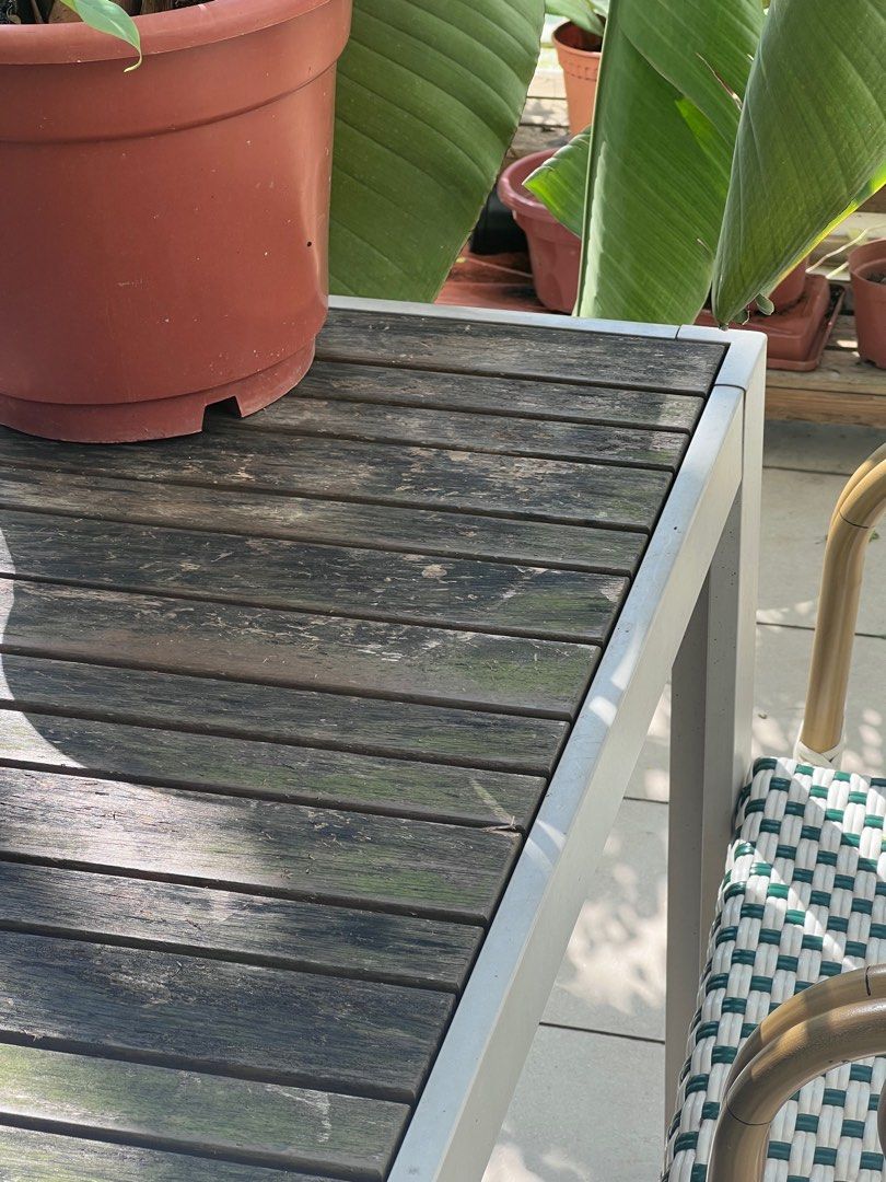 Ikea outdoor dining table, Furniture & Home Living, Outdoor Furniture