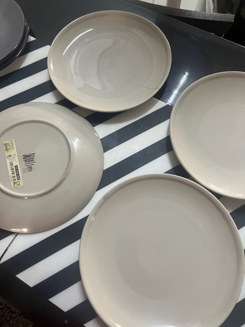 IKEA plates (halal use), Furniture & Home Living, Kitchenware