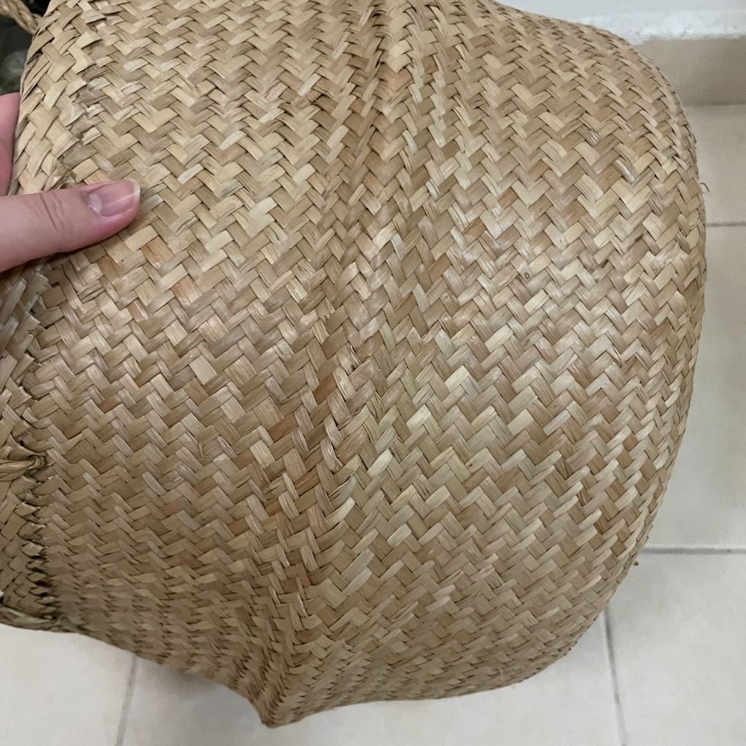 IKEA RATTAN BASKET, Furniture & Home Living, Home Improvement