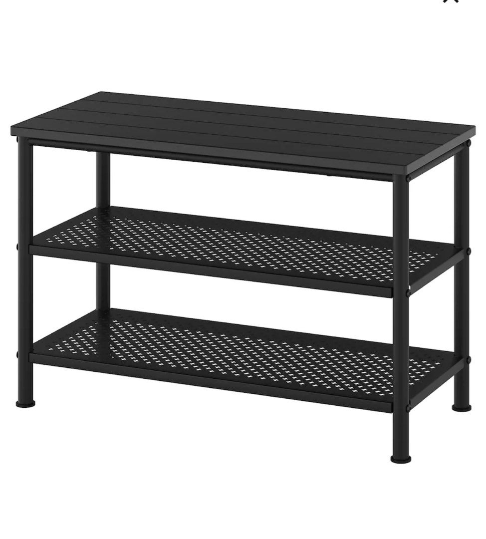 IKEA shoe rack Bench with shoe storage, Furniture & Home Living