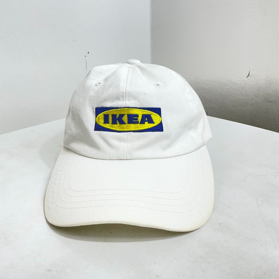 IKEA STORE CAP TOPI DAD HAT WHITE COLOR ADULT SIZE SPORT CREW