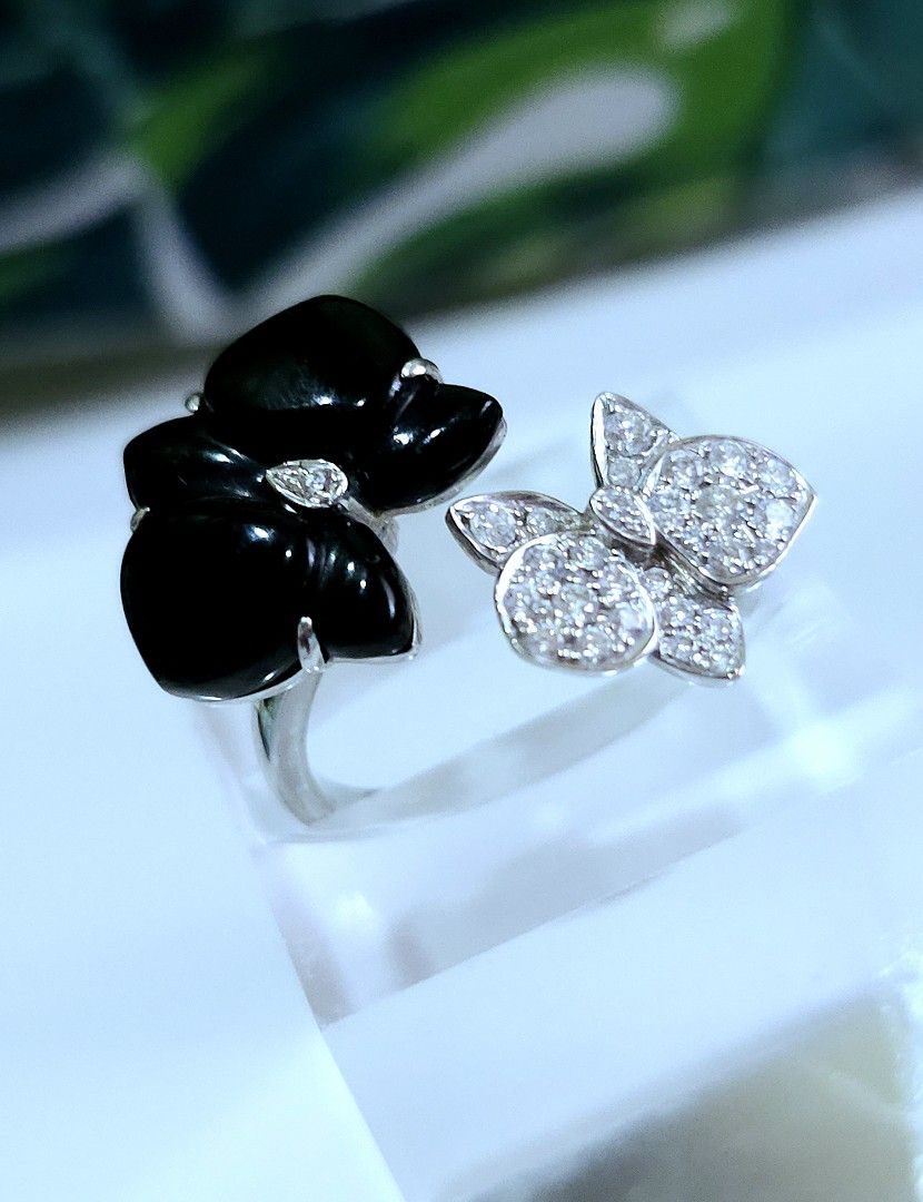 Imported CARTIER Carese Orchid Diamond Ring Women s Fashion Jewelry Organizers Rings on Carousell