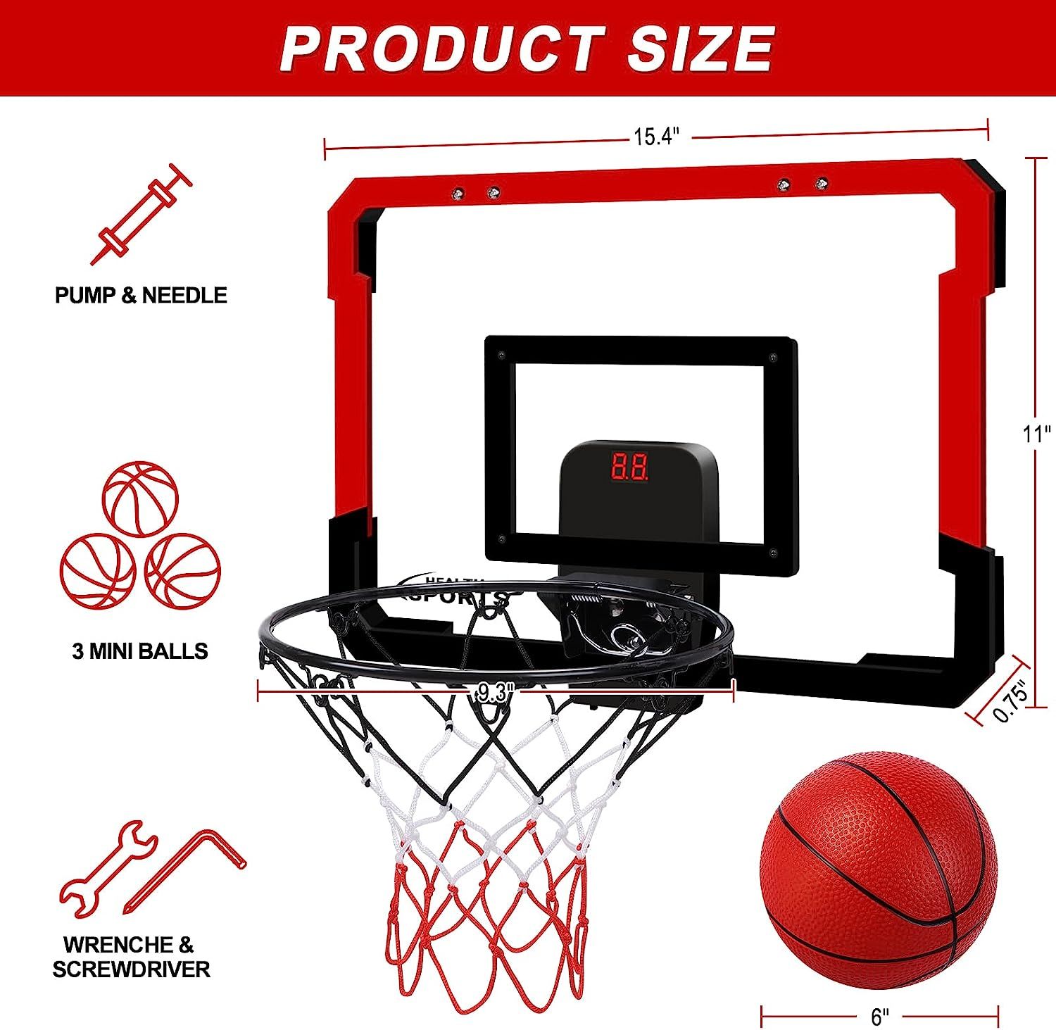 Electronic over the door basketball sale hoops game