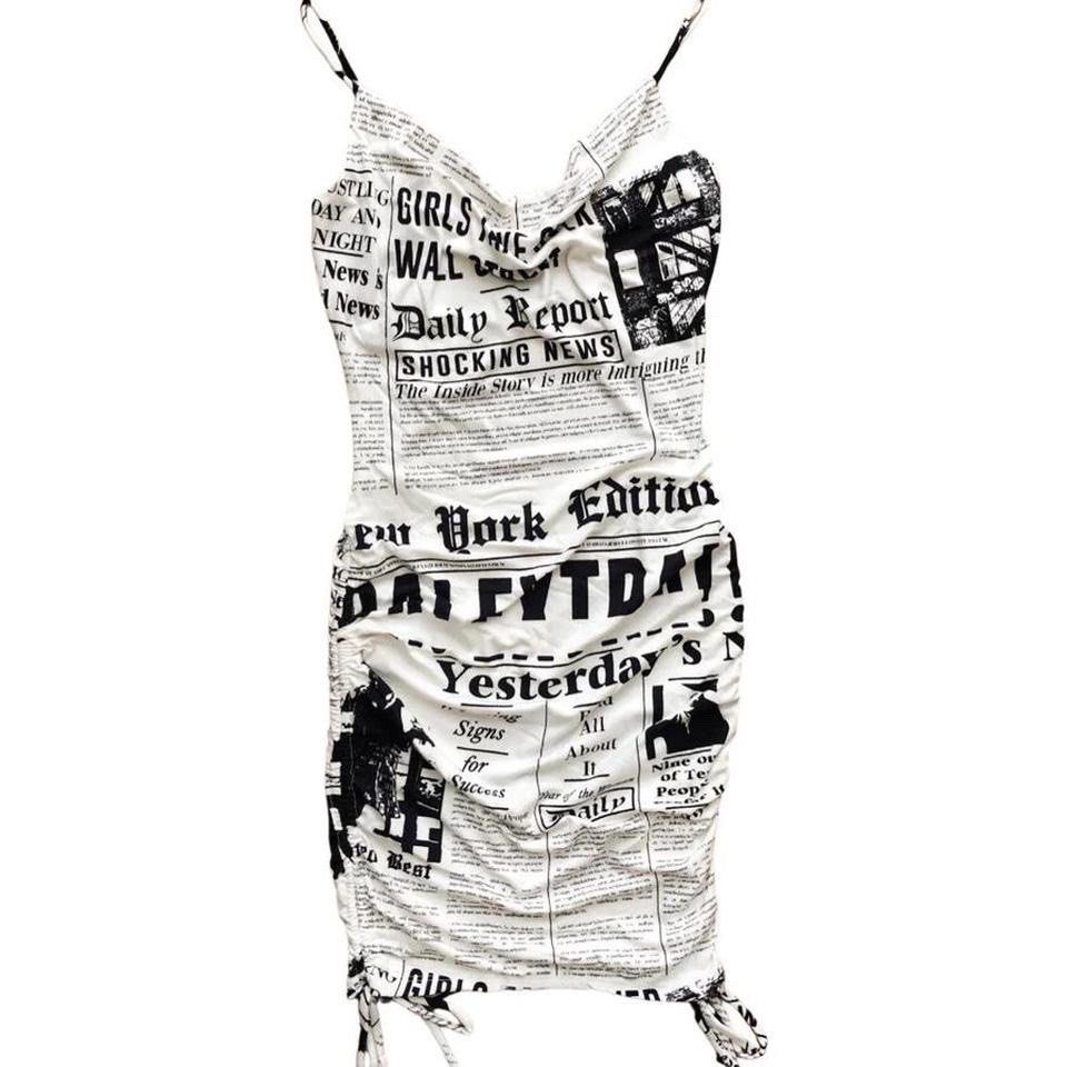 John galliano newspaper dress new arrivals
