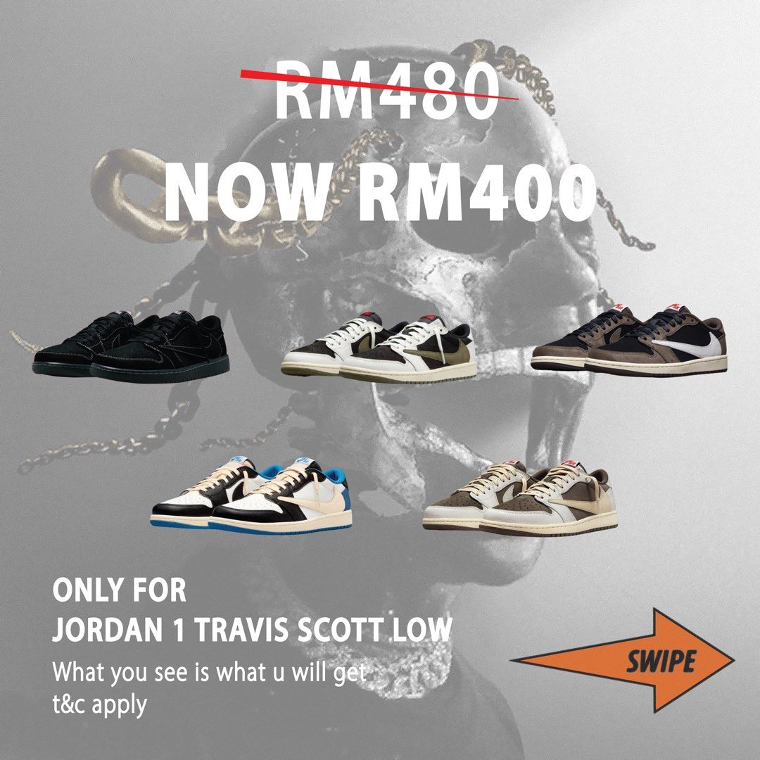 Travis scott on sale jordan 1 sale