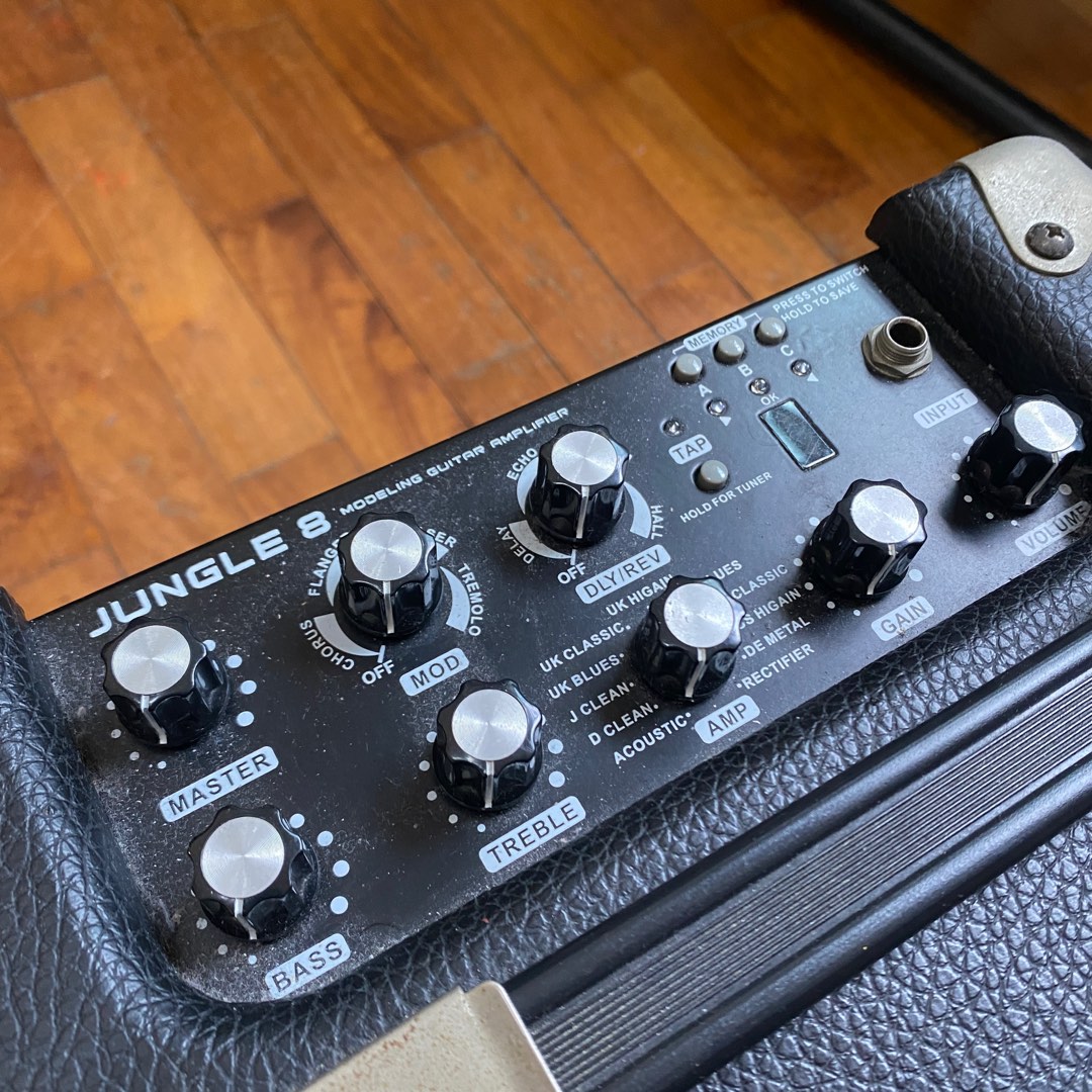 Jungle Modeling Guitar Amplifier Tone, Reverb and Effect functions