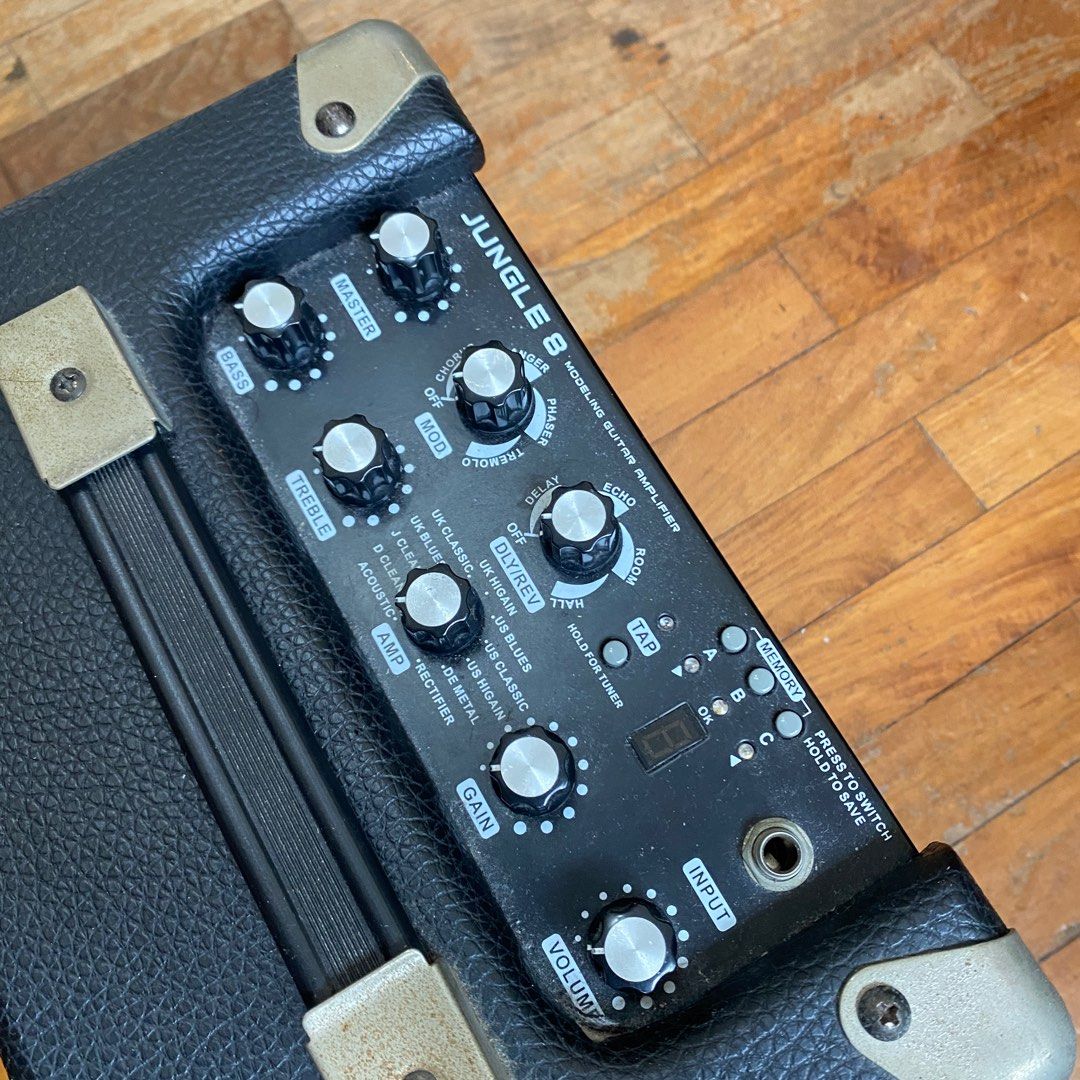 Jungle Modeling Guitar Amplifier Tone, Reverb and Effect functions