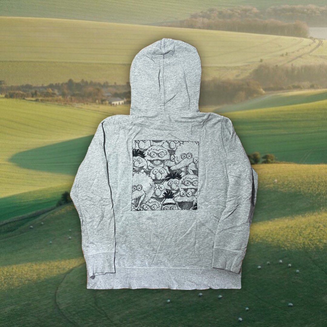 Kaws hoodie sesame street store