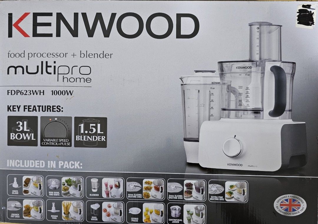Kenwood Multipro Home Food Processor and Blender, TV & Home Appliances, Kitchen Appliances