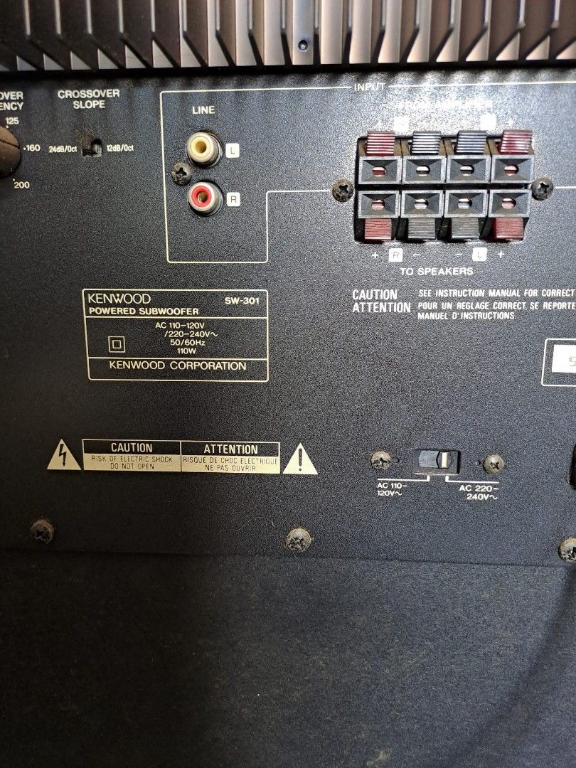 Kenwood subwoofer, Audio, Soundbars, Speakers & Amplifiers on Carousell