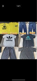 Kids used clothes  (6 pieces size 150)