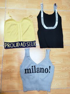Knitt Tanktop bkk / top rajut import / tank top knitted
