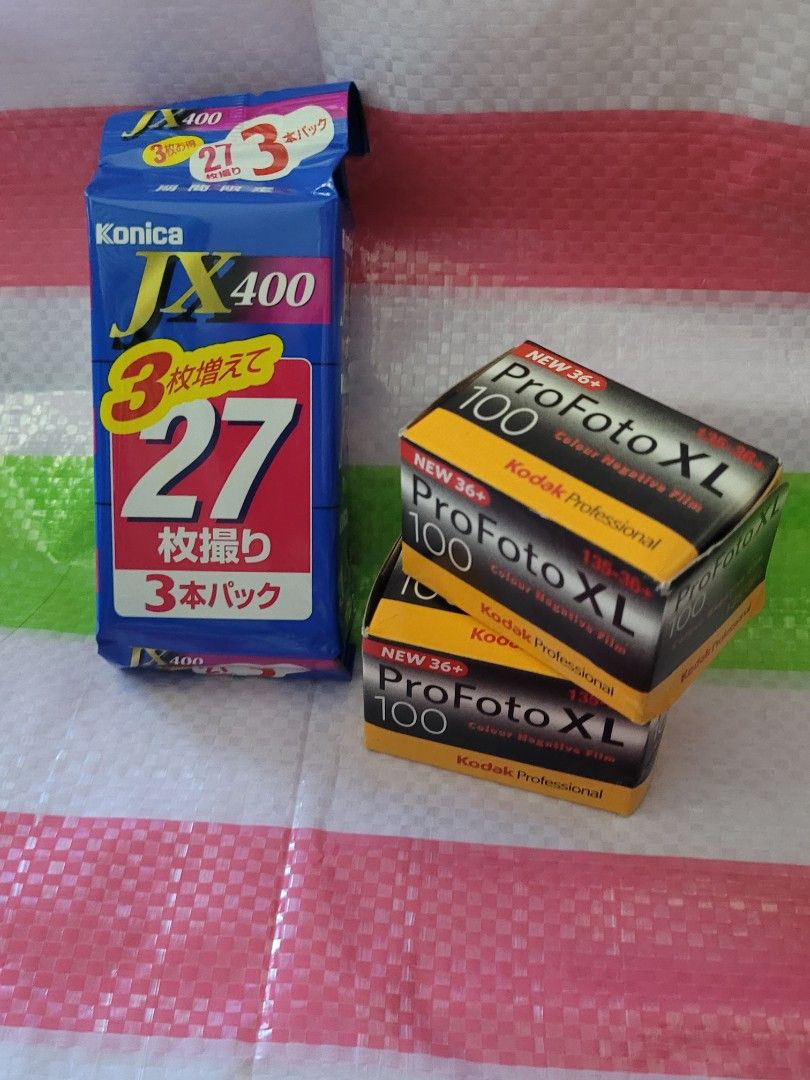 極罕有日版，全新到港，過期, 罕有kodak pro phto, XL, konica 日版jx