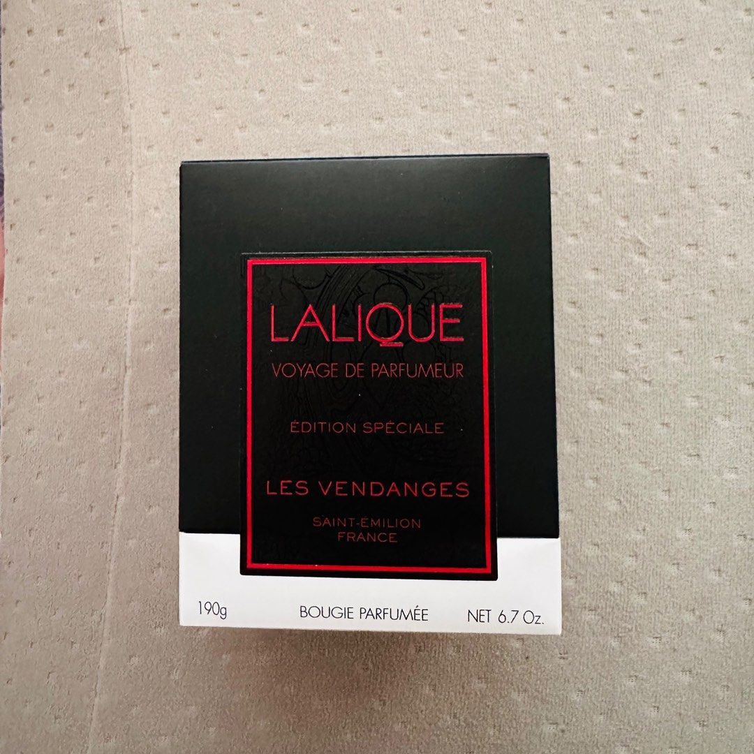 新品】LALIQUE LES VENDANGES 190g