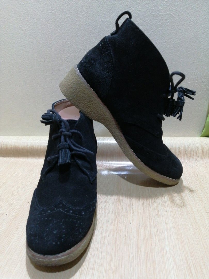 Lands end shop suede boots