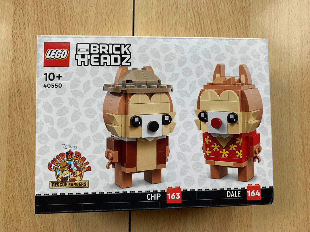 LEGO 40550 Brickheadz Rescue Rangers Chip Dale NEW