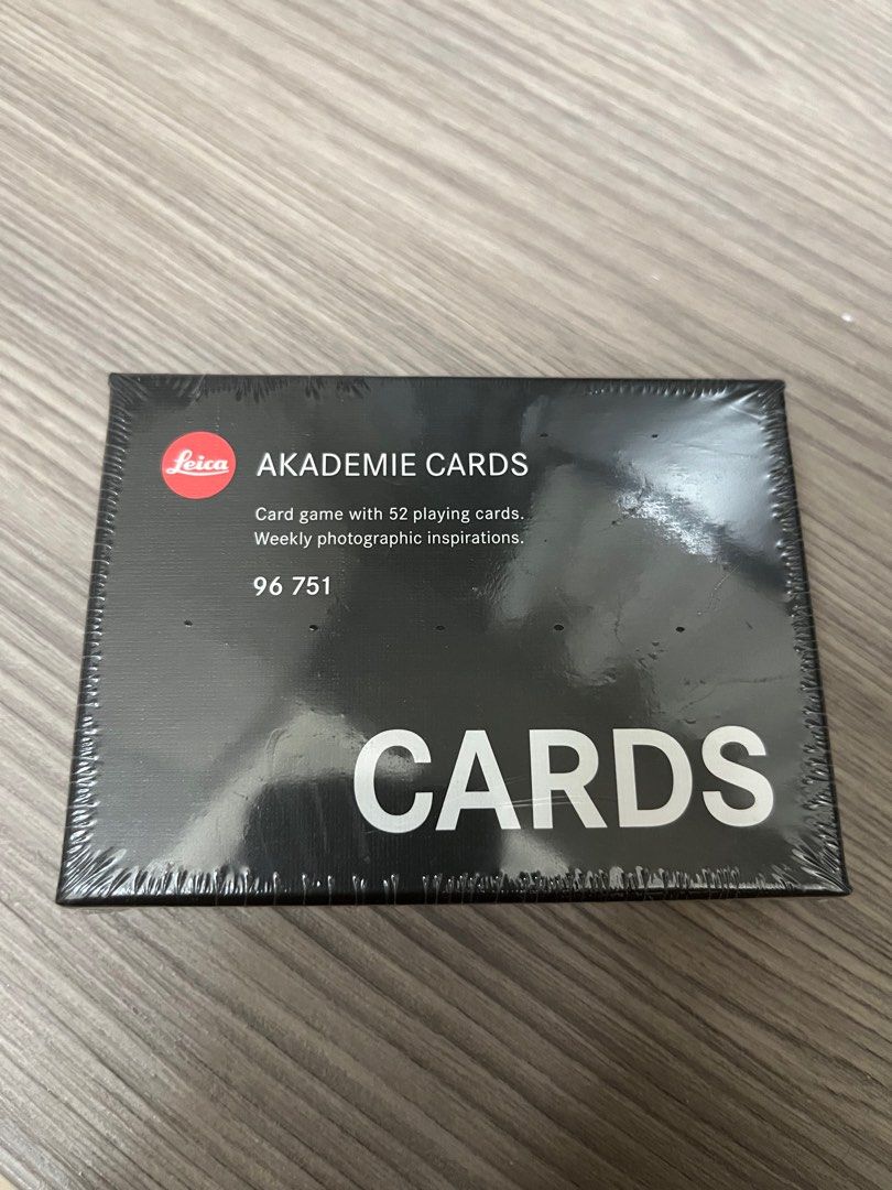 デジタル一眼Leica AKADEMIE CARDS #96751 プレイング・カード