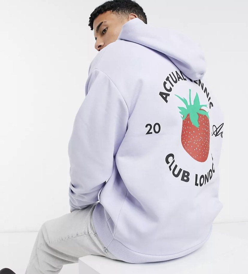 Asos lilac hoodie clearance