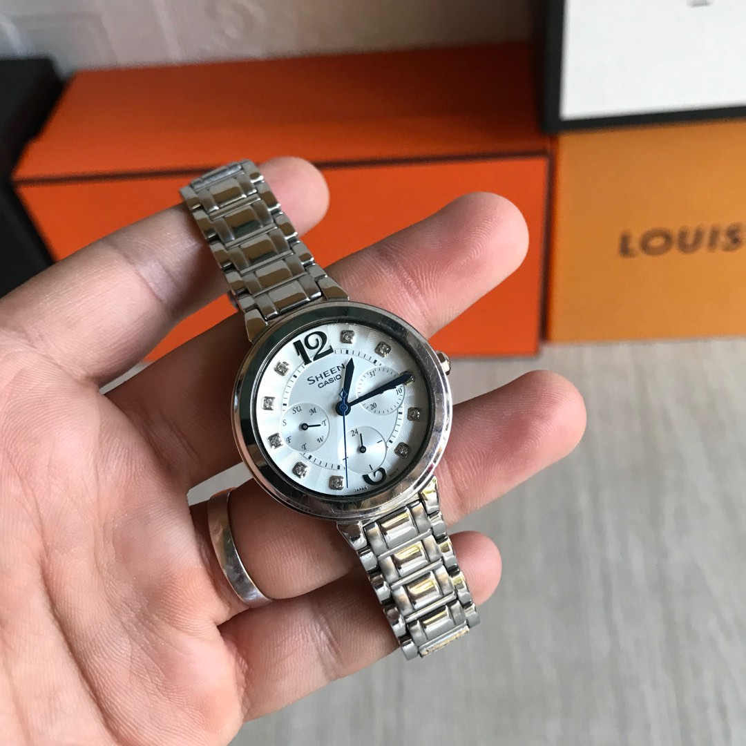 Limited Edition Casio sheen watch Womens, Barang Mewah, Jam Tangan