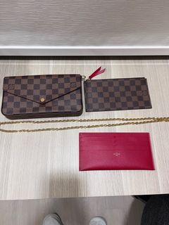 💯 Authentic LV Felicie Pochette, Luxury, Bags & Wallets on Carousell
