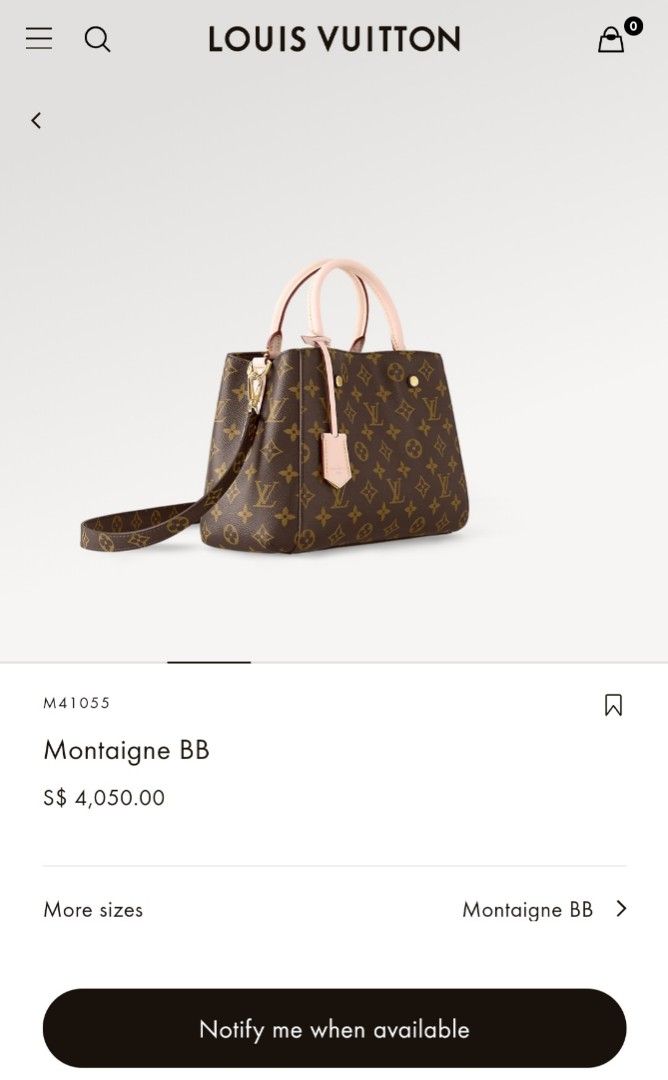 Louis Vuitton Bag Montaigne BB