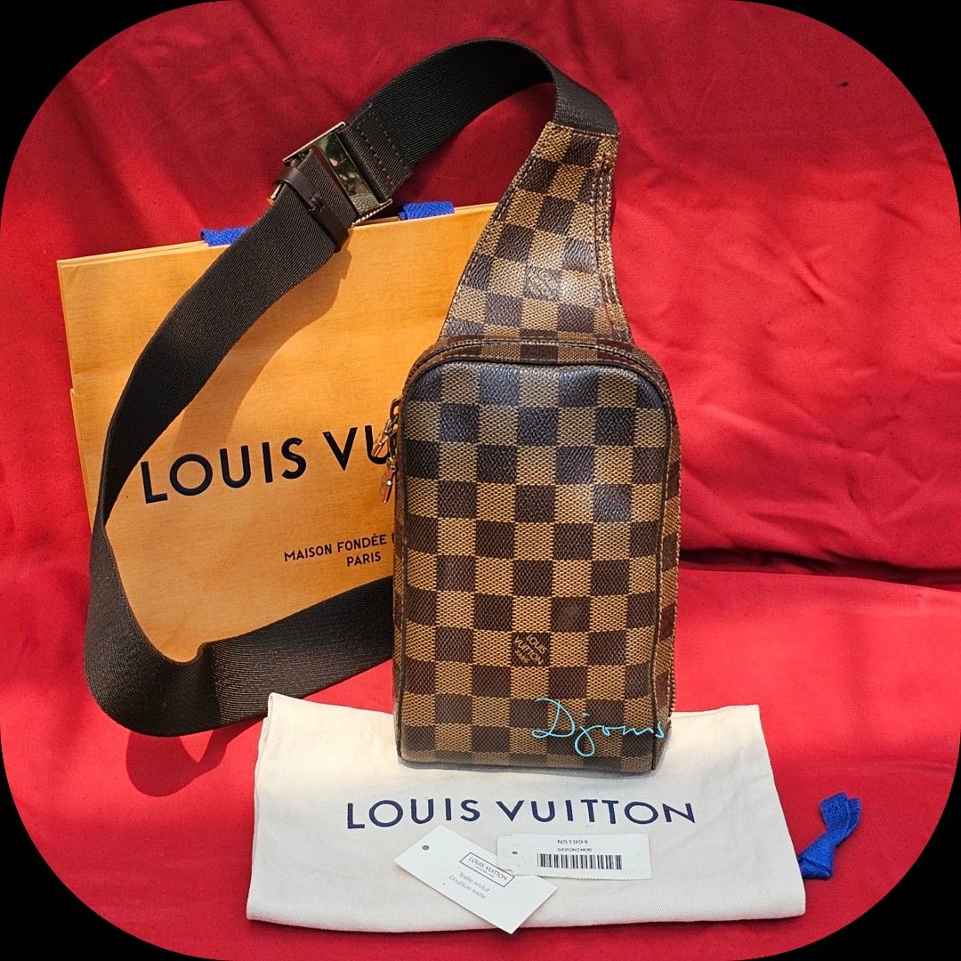 Louis Vuitton Damier Ebene Geronimo. Made in Spain. No inclusions