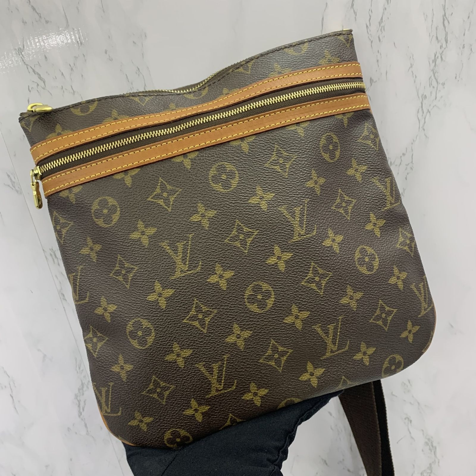 Louis Vuitton LOUIS VUITTON Monogram Pochette Bosphor Shoulder Bag M40044
