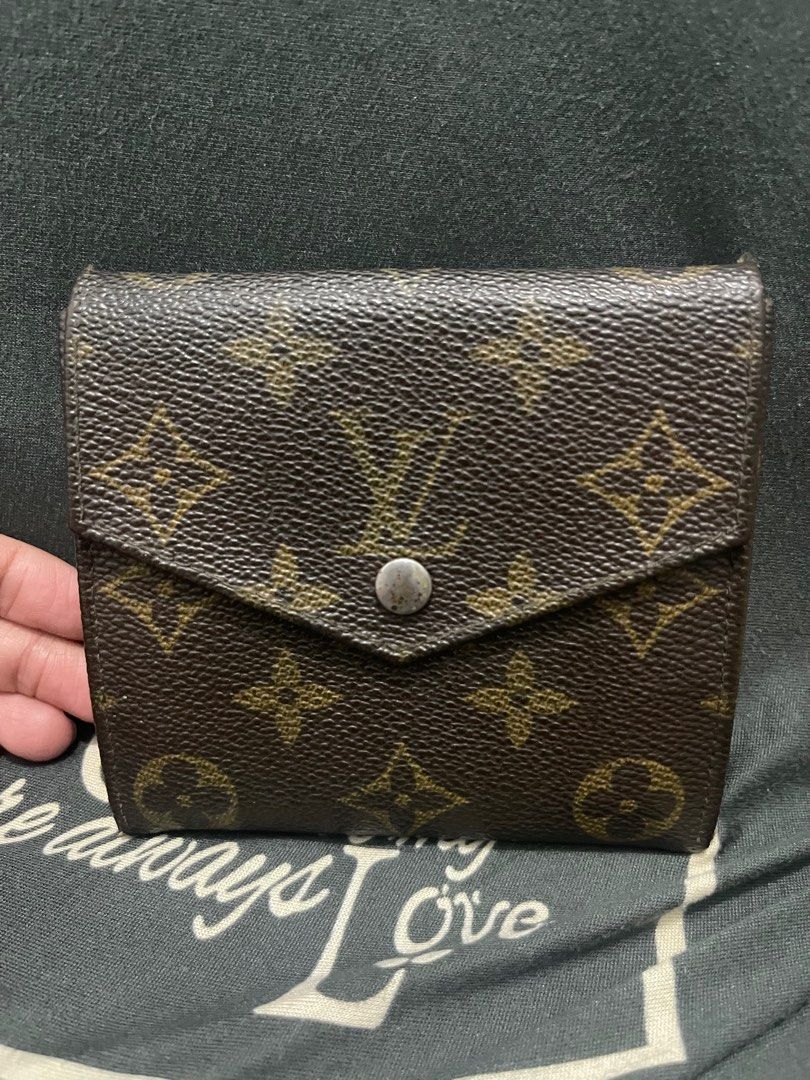 Louis Vuitton square double flap wallet, Luxury, Bags & Wallets on Carousell