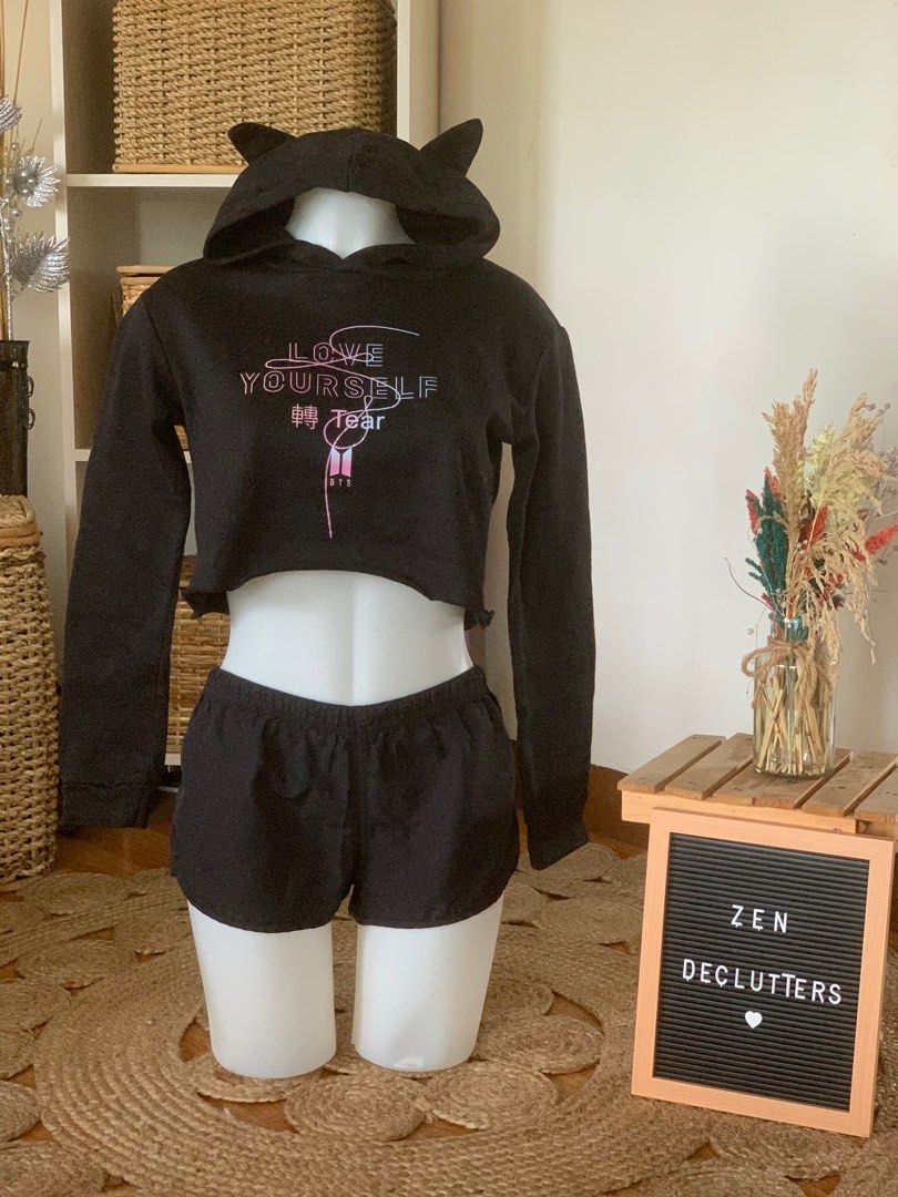 Bts cheap cat hoodie