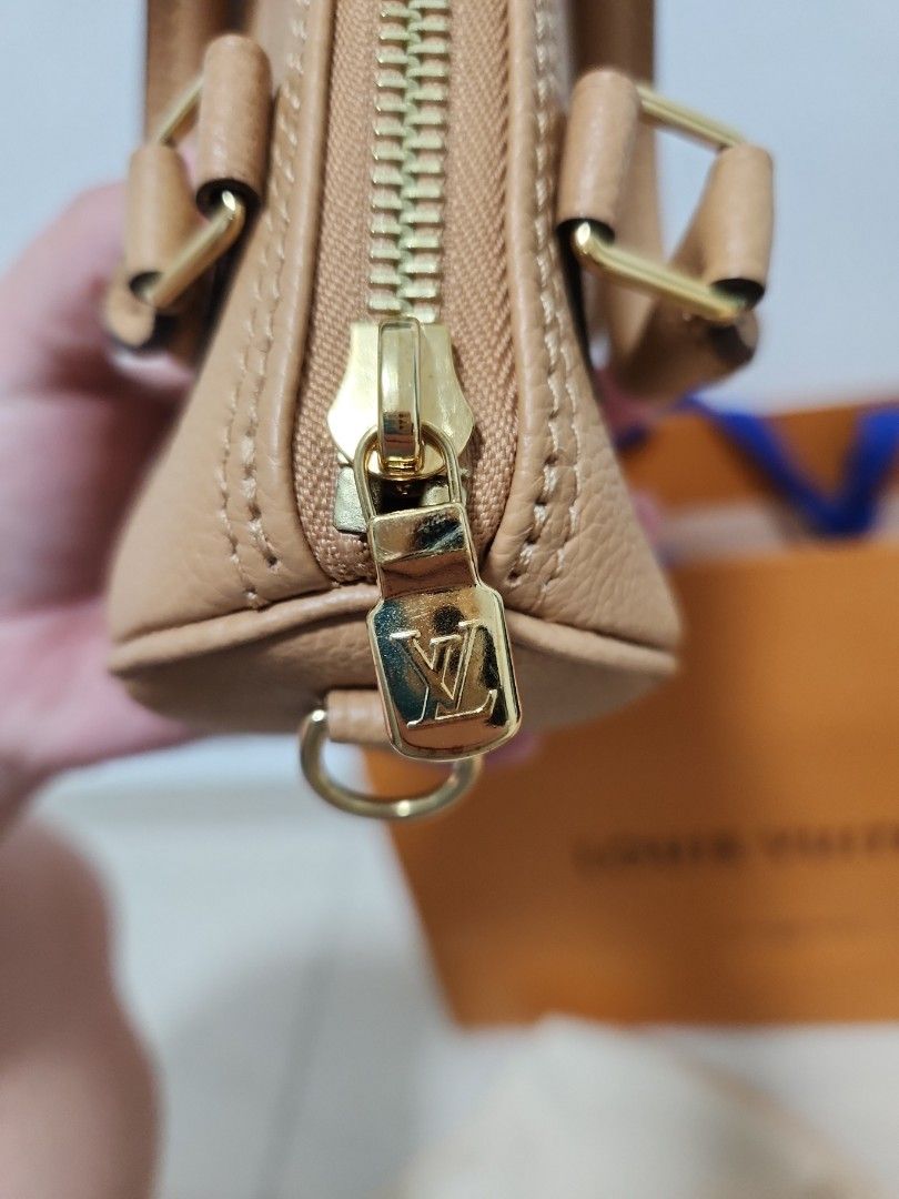 Louis Vuitton Nano Speedy (bicolour emprinte leather) and 🎁 for