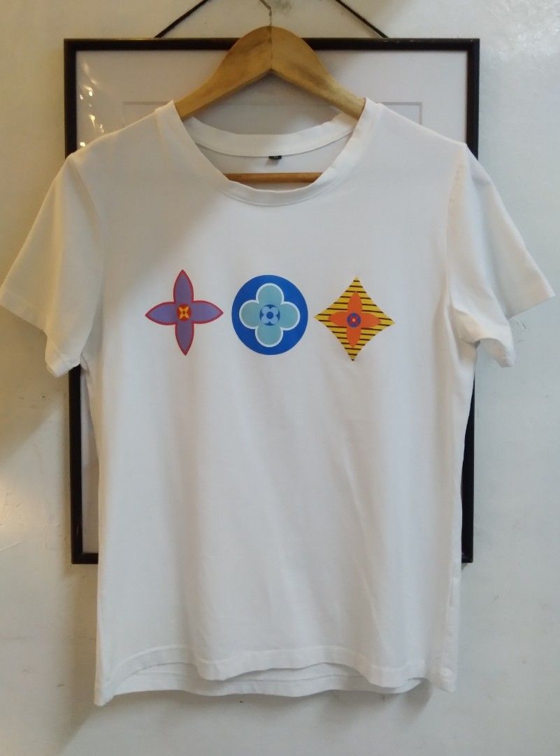 LV Multicolor Monogram Printed T Shirt