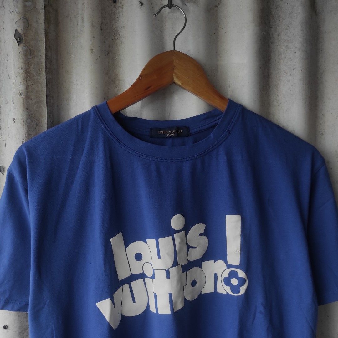 Louis Vuitton Kick Flip Back LV Logo T-Shirt Tops Men M Short