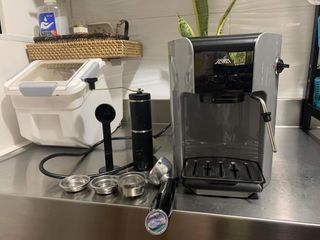  3-in-1 function,19 bar Cafetera Espresso Coffee Machine ,Powder/Pod/Capsule Coffee Maker