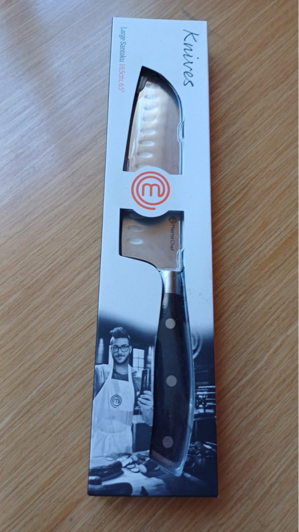 Master chef large santoku 廚具 刀 菜刀 carving knife 廚刀 16.5cm, 傢俬＆家居, 廚具和餐具