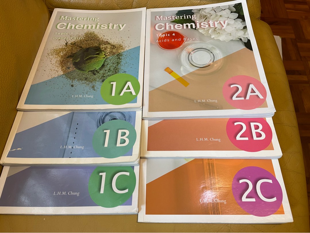 Mastering Chemistry 1A,1B,1C,2A,2B,2C, 興趣及遊戲, 書本 & 文具, 教科書 - Carousell