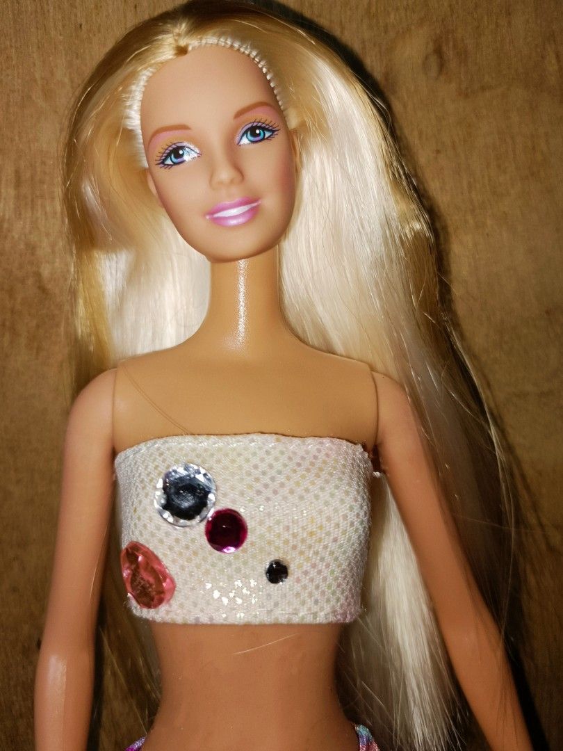 MATTEL 2000 "JEWEL GIRL" BARBIE DOLL w/EVERFLEX WAIST IN ORIGINAL