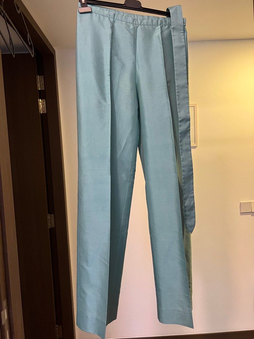 H&M linen trouser - size EU 48, Men's Fashion, Bottoms, Trousers on  Carousell