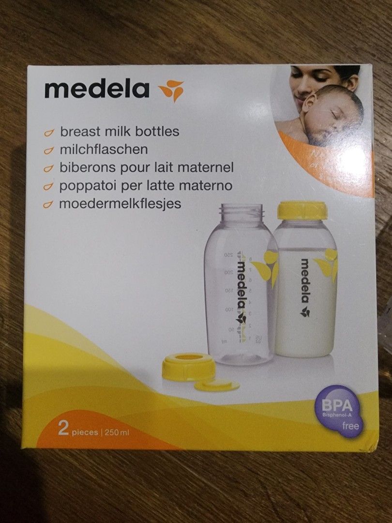 Medela 250ml bottles, Babies & Kids, Nursing & Feeding, Breastfeeding ...