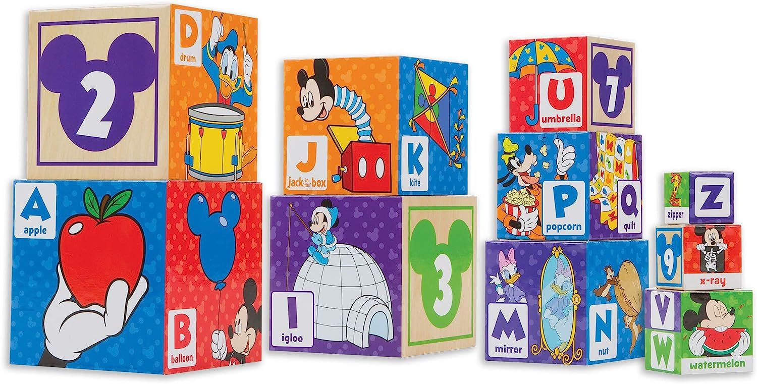 Mickey mouse stacking blocks cheap