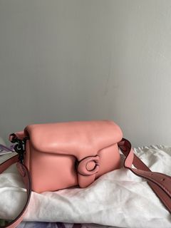 COACH Tabby Pillow Bag In Taffy Pink Leather