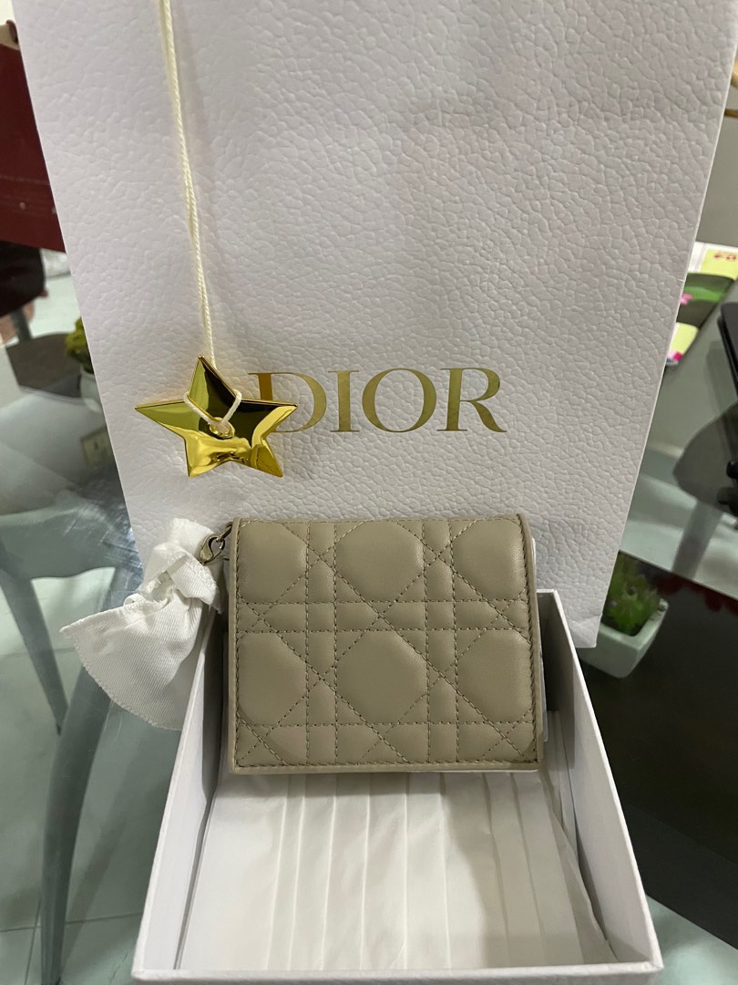 Lady dior small best sale wallet