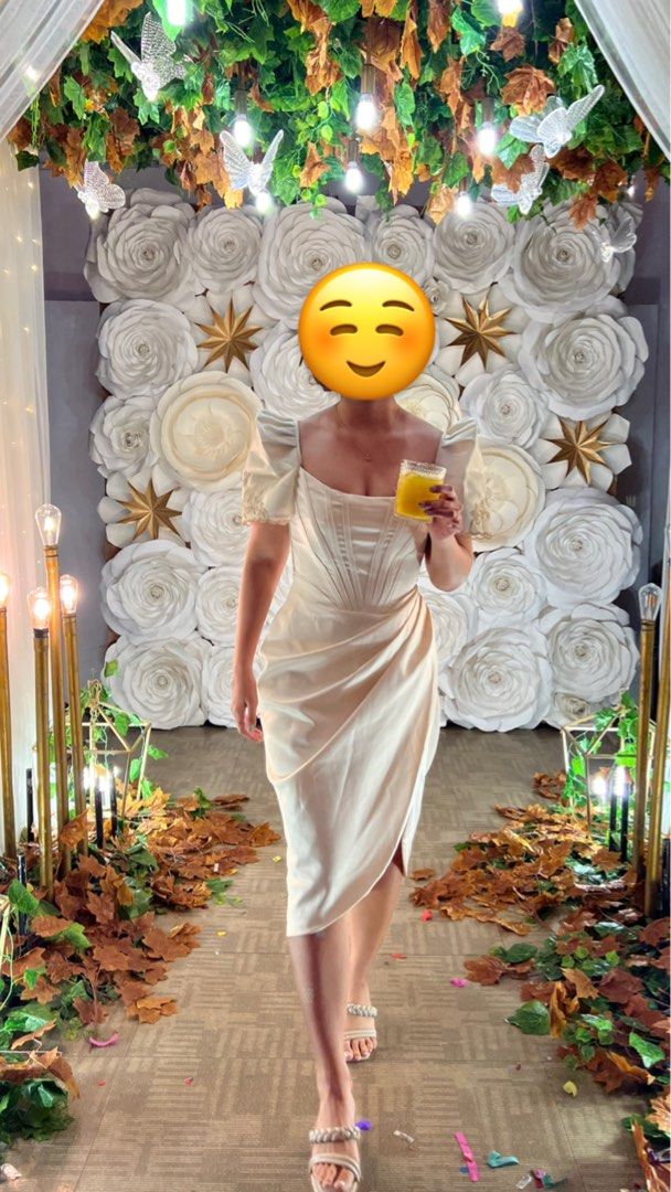 modern filipiniana white dress Filipiniana Dress