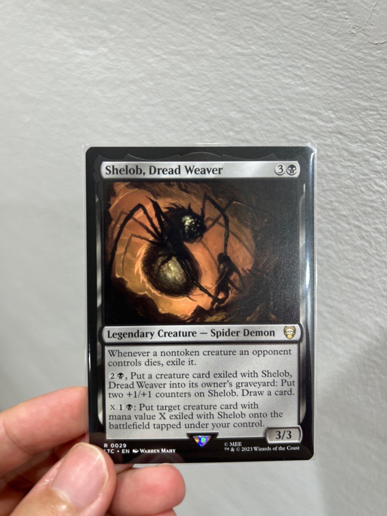 mtg shelob card Shelob, Child of Ungoliant LotR SPIDERS FOOD Magic Custom Commande CommanderComplete I will respond quickly and do everything I can to make your ordering experience as positive as possible MTG LOTR Shelob Dread Weaver,