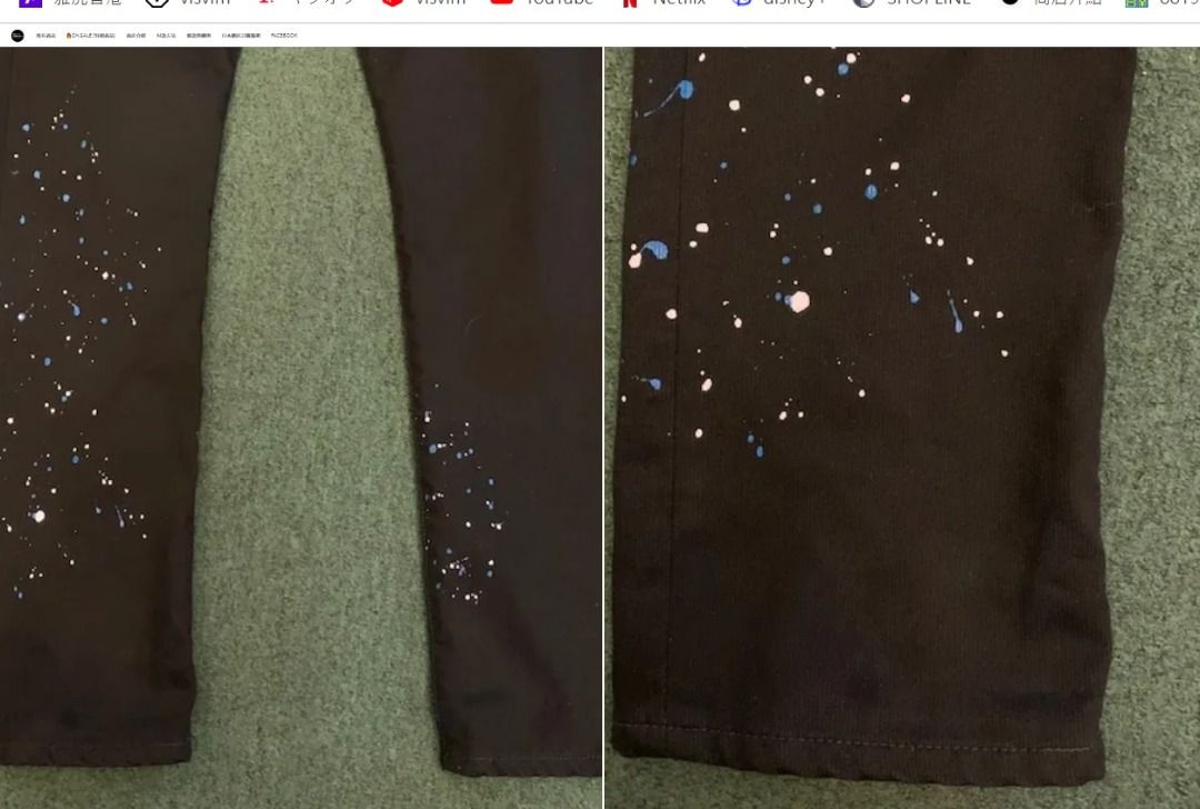 NEIGHBORHOOD WASHED PIQUE DEEP MID C-PANT - BLACK SIZE M IN STOCK