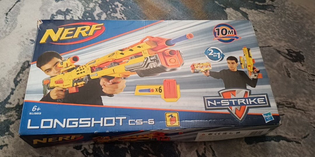 Nerf N-Strike Longstrike CS-6 Longshot Gun Reviews