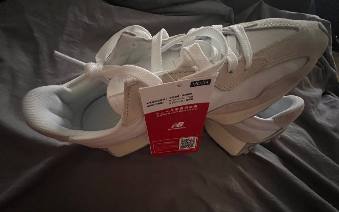 New Balance MS327 SBC Off White (Category: Sneakers) located in Quezon City. Submitted by geesfind (Listing ID 1241755593, Image 2). Description: RFS wrong size Bought in Japan .