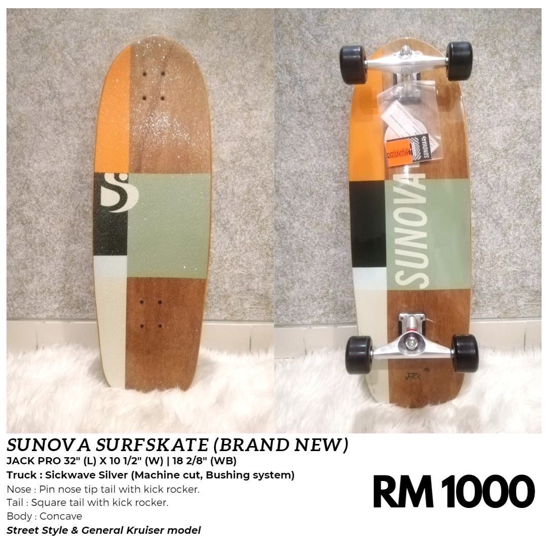 Sunova surf 2025 skate fish pro