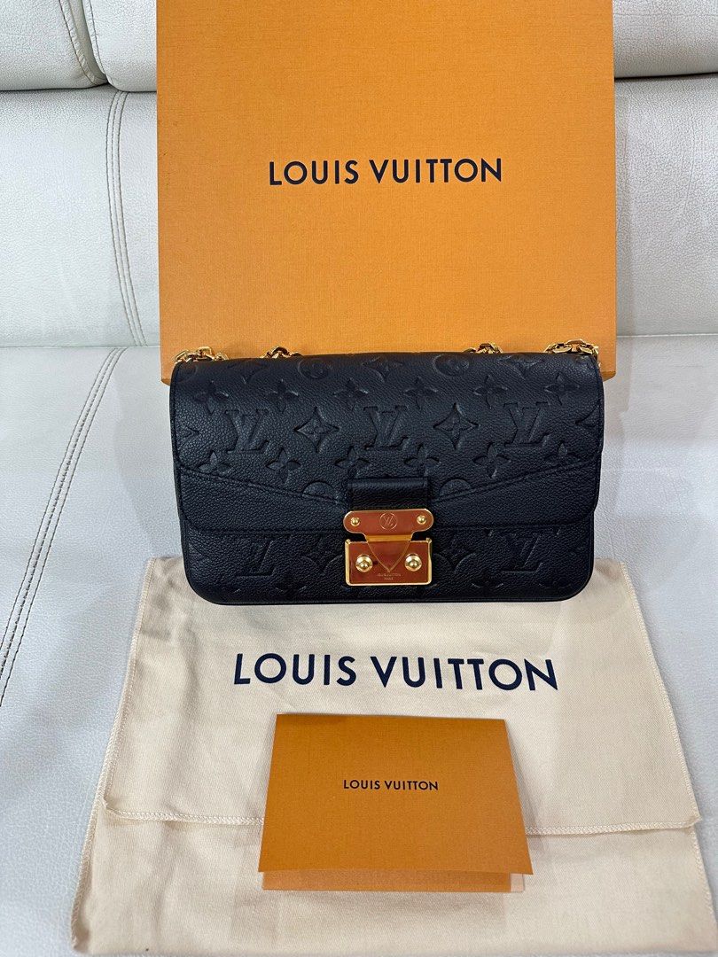 NEW limited LV Marceau black in Empreinte leather metis